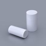 White Round Plastic Deodorant Tubes With Smooth Surface for sale