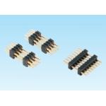 Dual / Single Row DIP Type Pin Header Connector 1.27mm Pitch PBT Standard for sale