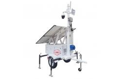 China Mobile Surveillance Trailer Solar Cctv Trailer For Open Pit Mining Monitoring supplier