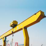 Remote Control  Intelligent L model Steel Box type Single Girder Gantry Crane for sale