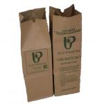 Recyclable Eco Friendly Lawn Paper Bags For Garden Collecting for sale