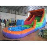 Big Commercial Inflatable Wat With Pool 6-10 Children Capacity