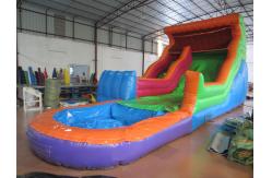 China Big Commercial Inflatable Wat With Pool 6-10 Children Capacity supplier