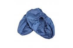 China Esd Anti Skid Reusable Washable Polyester Cleanroom Overshoes supplier