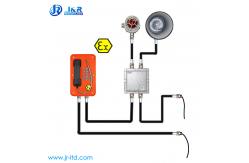 China Hotline ATEX Broadcasting Telephones IP67 Analog With EX Horn Flasher supplier