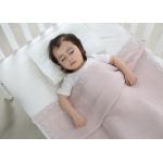 Oblong Baby Room Bedding Sets Comfortable Patchwork Knitted Sleeping Covers