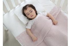 China Oblong Baby Room Bedding Sets Comfortable Patchwork Knitted Sleeping Covers supplier