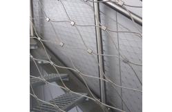 China 304/316 Sliver Stainless Steel Fence Mesh Easy Maintenance for Stair protection supplier