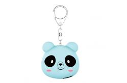 China 130mAh Panda Keychain Rechargeable Get Safe Bluetooth Panic Alarm supplier