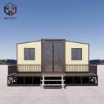 Easy And Fast Installation 20FT Premade Houses with Steel Structure and PVC Sliding Window for sale