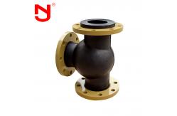China Tee Bellow Plumbing Rubber Expansion Joint Radiation Resistance supplier