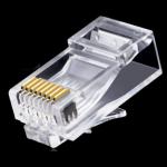 Unshielded Round CAT6 Modular Plug 8 Position ZC-MP6-88UR 8P/8C for sale