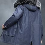Denim Ready Made Garments Mens Parka Jacket 300gsm 3XL 5XL for sale