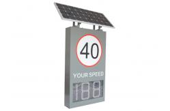 China Solar Powered Speed Warning Signs Led Display Portable Radar Speed Sign supplier