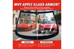 China 7mil KPU Windshield PPF Anti-Crack Weather-Resistant Clear Automotive Glass Film supplier