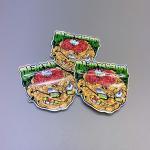 Customized Unique Shaped OEM Mylar weed Bags With ziplockk For Marijuana Food for sale