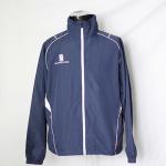 Custom Logo Fitted Track Jacket , Dark Blue Windbreaker Track Jacket for sale