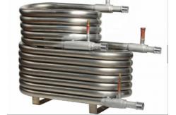 China 10m3/h Coaxial Heat Exchanger For Food / Beverage Factory supplier