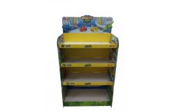 China Advertising Cardboard Counter Display Flooring Racking POP Store Shelf Display supplier