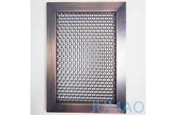 China Rectangular Doors Cabinet Mesh Inserts Wire For Kitchen Antique Bronze supplier