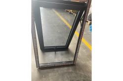 China Double Glazed White UPVC Awning Window Basement ODM supplier