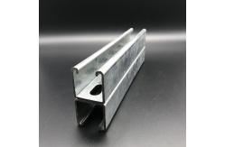 China Back to Back 41x123 C Channel Electrical Galvanized Slotted Unistrut Channel supplier