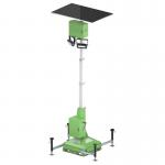 Block Type Solar Power Street CCTV Camera Surveillance Tower With 4m Manual Mast for sale