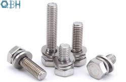 China Combination Screw Hexagon Head Bolt Stainless Steel 304 316 Single Coil supplier