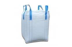 China Waterproof PP FIBC Baffle Bag Flat Bottom 1 Ton For Sand / Cement supplier