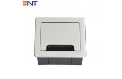 China Flush Mount Electrical Desktop Power Socket Box Flip Up Socket supplier