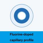 Excellent Fluorine Doped Capillary Tube For Medium And High Power Fibre Optic Combiner / Photonic Lantern for sale