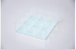 China Luminous Green Aesthetic Desk Organizer , Clear Cosmetic Storage Organizer supplier