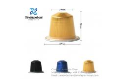 China Custom Recyclable Pods Coffee Capsule Aluminum Coffee Capsule With Lid Pod supplier