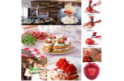 China Ergonomic Strawberry Stem Remover Tool , Commercial Strawberry Slicer supplier