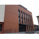 Terracotta Rainscreen Facade Systems / External Cladding Systems Composite Panel for sale