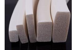 China Flexible Silicone Foam Strip Customized Logo For Liquid Transportation Materials supplier