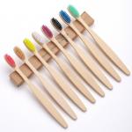 Biodegradable Natural Bamboo Toothbrush Bamboo Charcoal Soft Toothbrush for sale