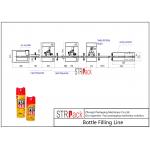 Large Capacity Aerosol Paint Filling Machine Line With Gassing Machine And Automatic Valve Placer for sale