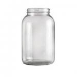 Collar Material Glass 100ml 240ml 300ml 500ml Fruit Jam Jars with Metal Lids for sale