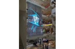China SMD1921 P3.91 P7.8 Transparent Led Advertising Curtain 1R1G1B supplier