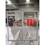 Horizontal Vinyl Sliding Window Flush Casement Upvc Windows Aluminum Frame for sale