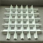100x100mm Metal Open Cell Ceiling Pyramid Grille Ceiling System Fireproof