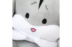 China Smooth Feeling One Piece Seat Cushion Cartoon Style Easy Carrying 75 * 60CM supplier