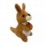 22Cm Brown Recording Plush Toy Talking Back Kangaroo Animation Toys for sale