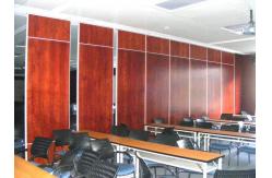 China Operable Plywood Soundproof Office Partition Walls 65 mm Thickness supplier