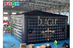 China Giant Mobile 8x8x4m Outdoor Inflatable Tent With LED Lights Waterproof supplier