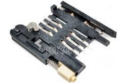 China 8 Pin Smart Card Connector With 5000 Cycles Lifespan supplier