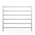 Six Bars Heavy Duty Metal Oval Rai Portable Corral Panels For Cattle for sale