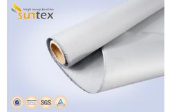 China Flexible Connector Polyurethane Coated Fiberglass Fabric High Temperature Hose Fabric supplier
