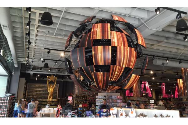 IP43 Waterproof Sphere LED Screen with Video Display Function and FCC Certification